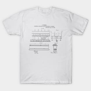 Electrical Apparatus for Propulsion of Vehicle Vintage Patent Hand Drawing Funny Novelty Gift T-Shirt